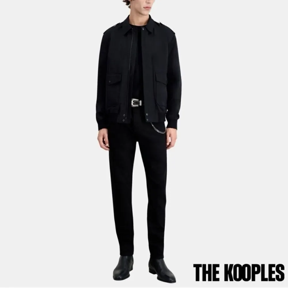 $600 The Kooples Men’s Black Jacket NWT
